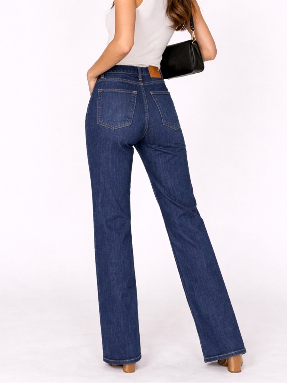 Naked & Famous Classic Fit Karui Stretch Selvedge Jeans High Rise 25 Blue Indigo - Picture 2 of 16